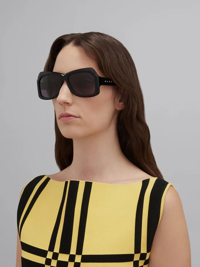 Black Tiznit Sunglasses WomenMen Marni Sunglasses