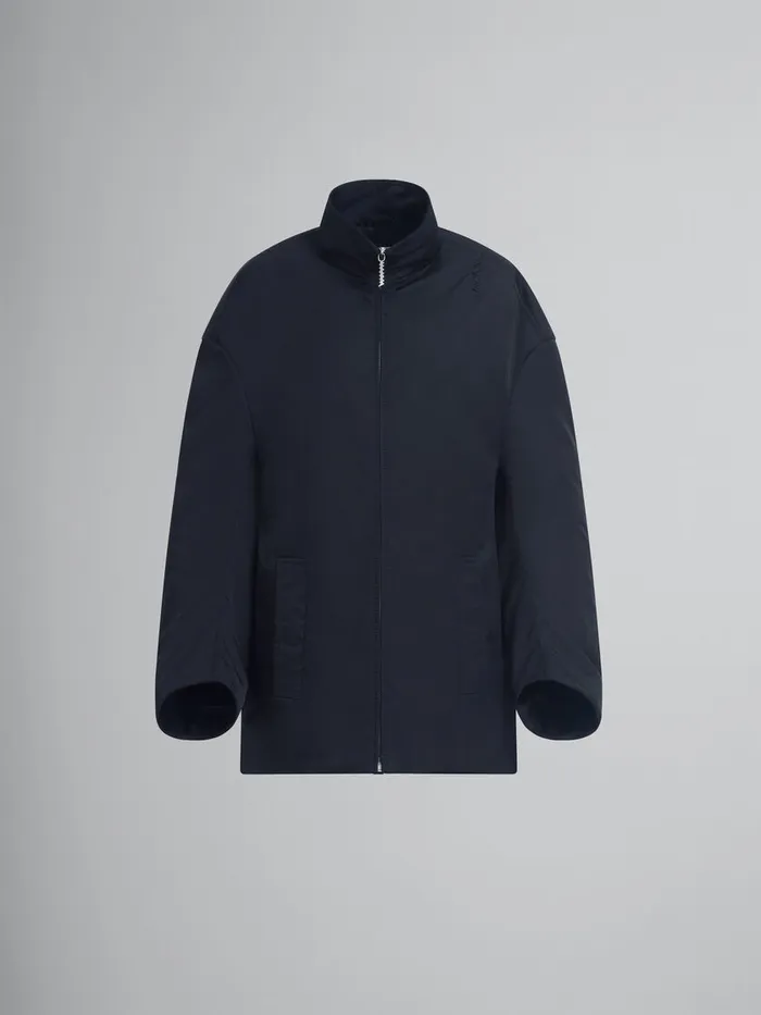 Black Twill Parka Women Marni Coats and Jackets