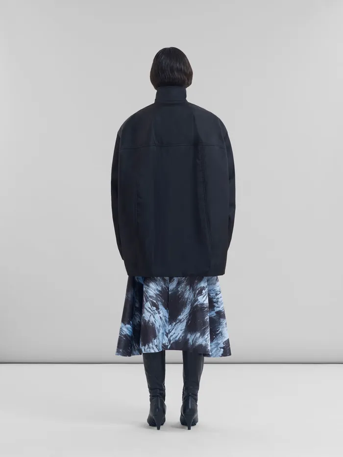 Black Twill Parka Women Marni Coats and Jackets