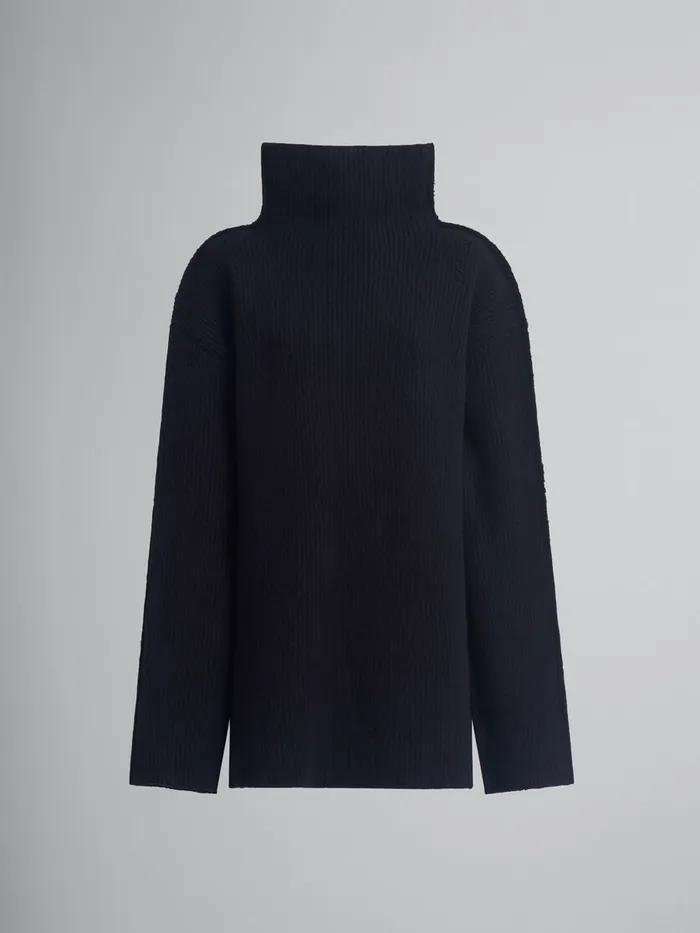 Black Wool Sweater Women Marni Knitwear