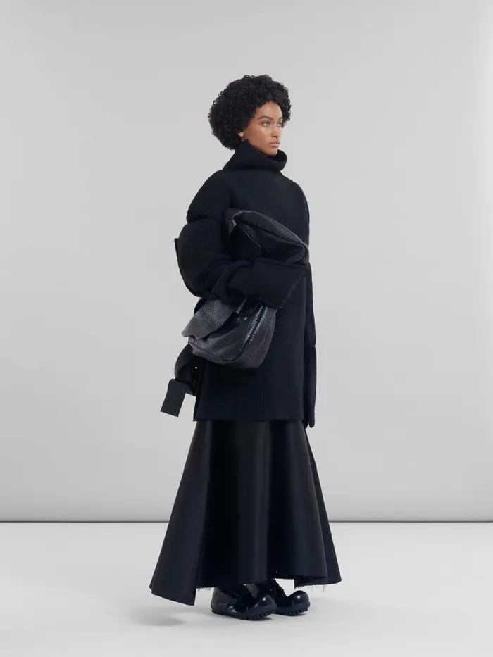 Black Wool Sweater Women Marni Knitwear