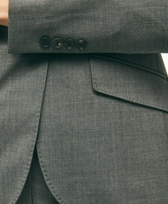 Blazers Women Brooks Brothers The Essential Brooks Brothers Stretch Wool Jacket Dark Grey