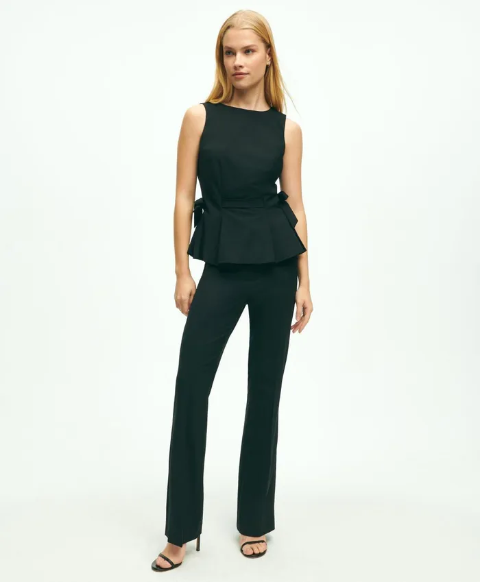 Blouses andamp Shirts Women Brooks Brothers The Essential Brooks Brothers Stretch Wool Peplum Top Black Blouses andamp Shirts Women Brooks Brothers The Essential Brooks Brothers Stretch Wool Peplum Top Black