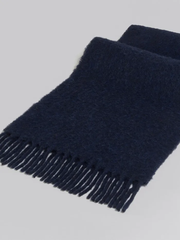Blue Alpaca Scarf Women Marni Scarves