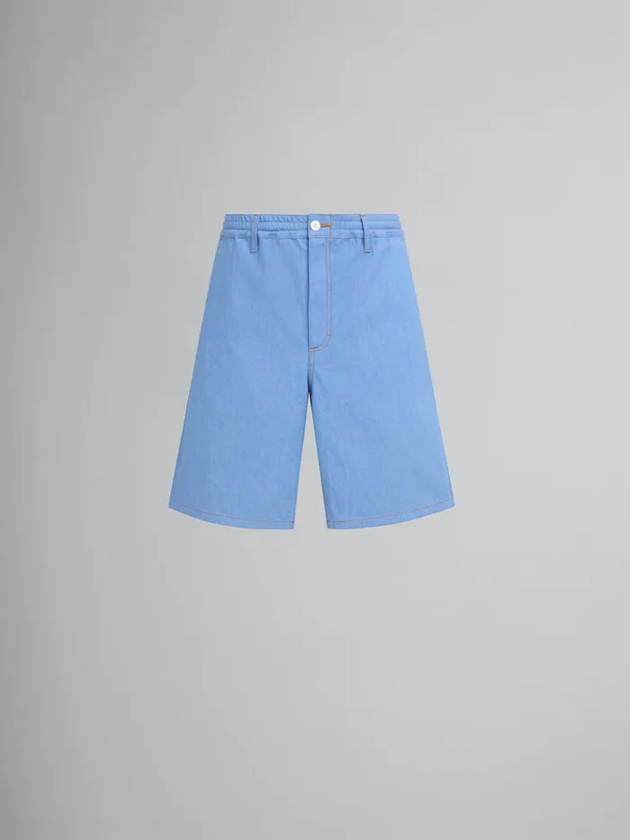 Blue Denim Boxer Shorts Men Marni Pants