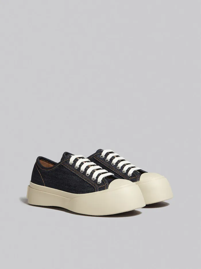 Blue Denim Pablo Laceup Sneaker Women Marni Pablo