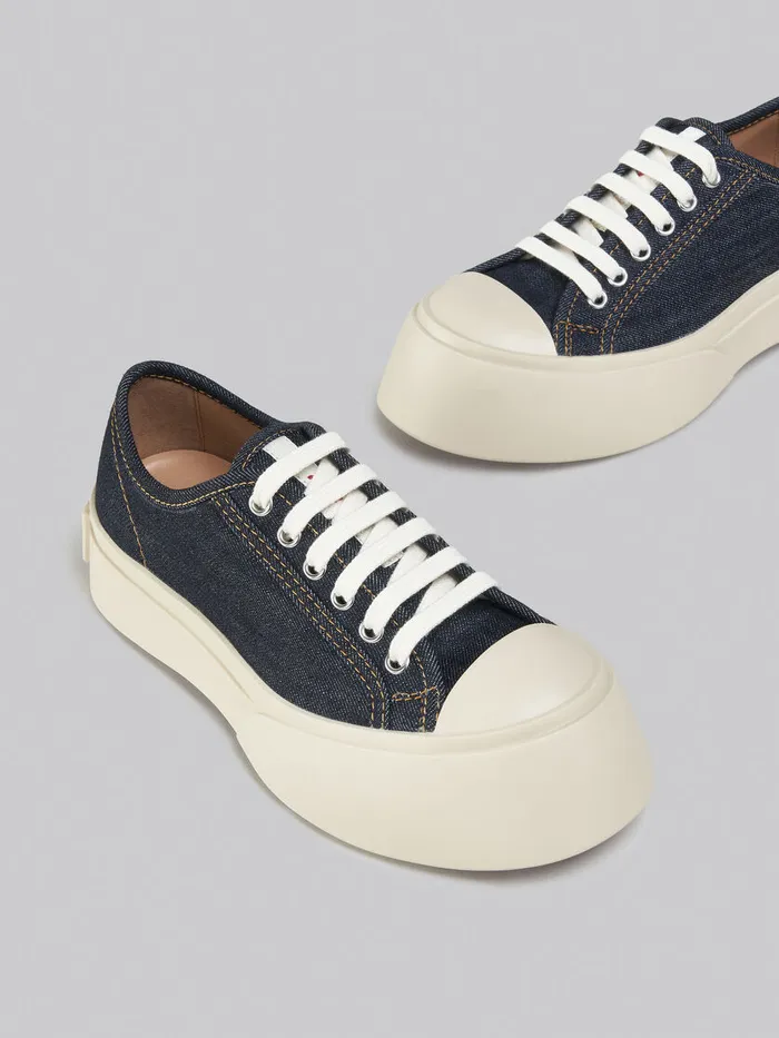 Blue Denim Pablo Laceup Sneaker Women Marni Pablo