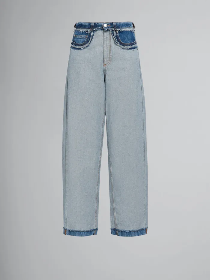 Blue Insideout Denim Carrotfit Jeans Women Marni Pants