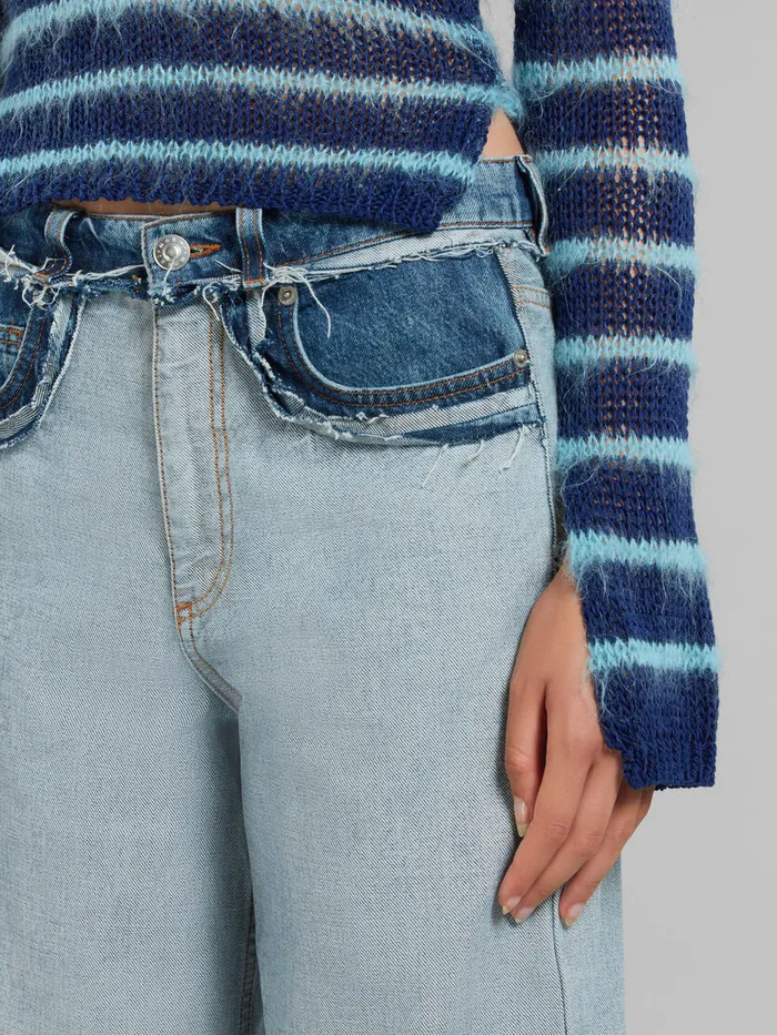 Blue Insideout Denim Carrotfit Jeans Women Marni Pants
