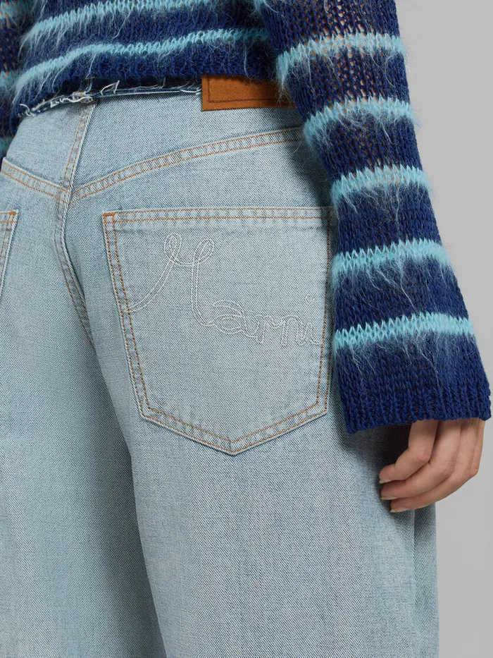 Blue Insideout Denim Carrotfit Jeans Women Marni Pants