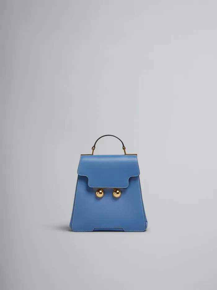 Blue Leather Trunkaroo Backpack Women Marni Trunkaroo Bag