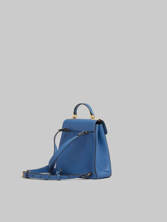 Blue Leather Trunkaroo Backpack Women Marni Trunkaroo Bag
