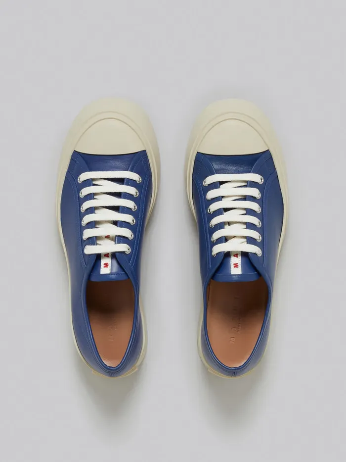 Blue Nappa Leather Pablo Sneaker Men Marni Pablo Sneakers