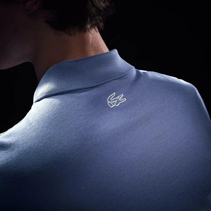 Branded Cotton Polo Shirt Purple Mens Lacoste Polos Popular