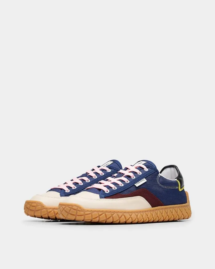 Breeze Canvas Navy WomenMen Filling Pieces Sneakers