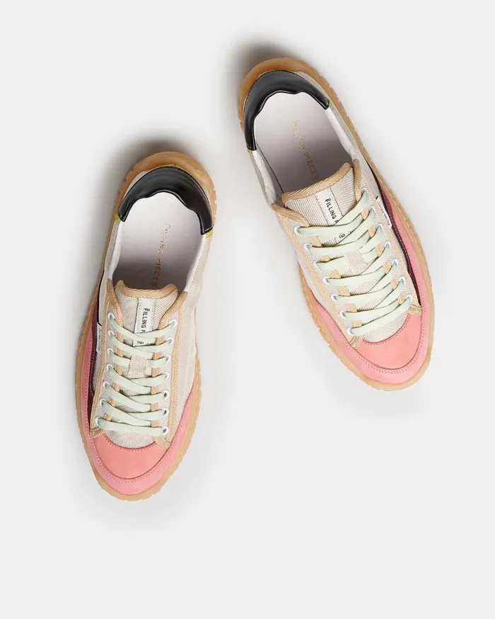 Breeze Canvas Pink MenWomen Filling Pieces Sneakers