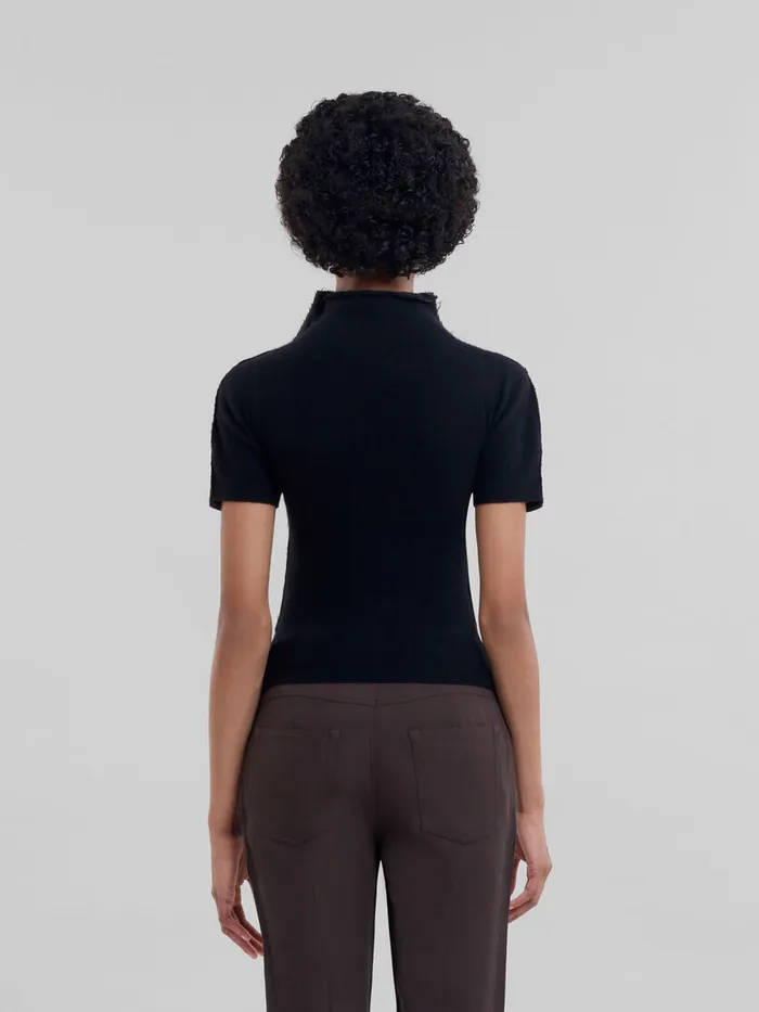 Brown And Black Wool And Cashmere Sweater Women Marni Knitwear