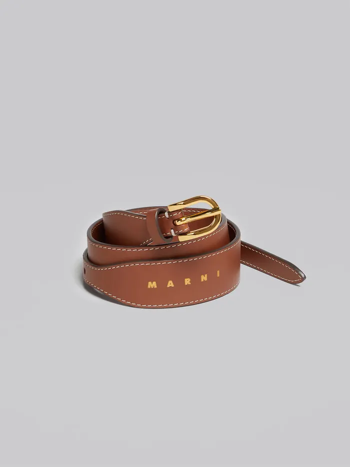 Brown Leather Belt Women Marni Other Accessories