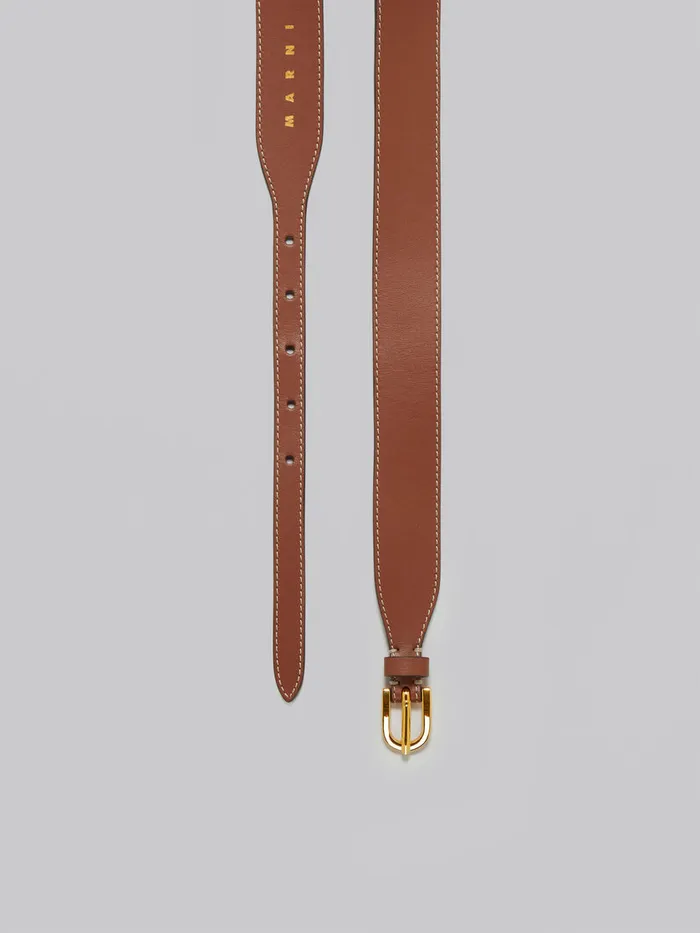 Brown Leather Belt Women Marni Other Accessories