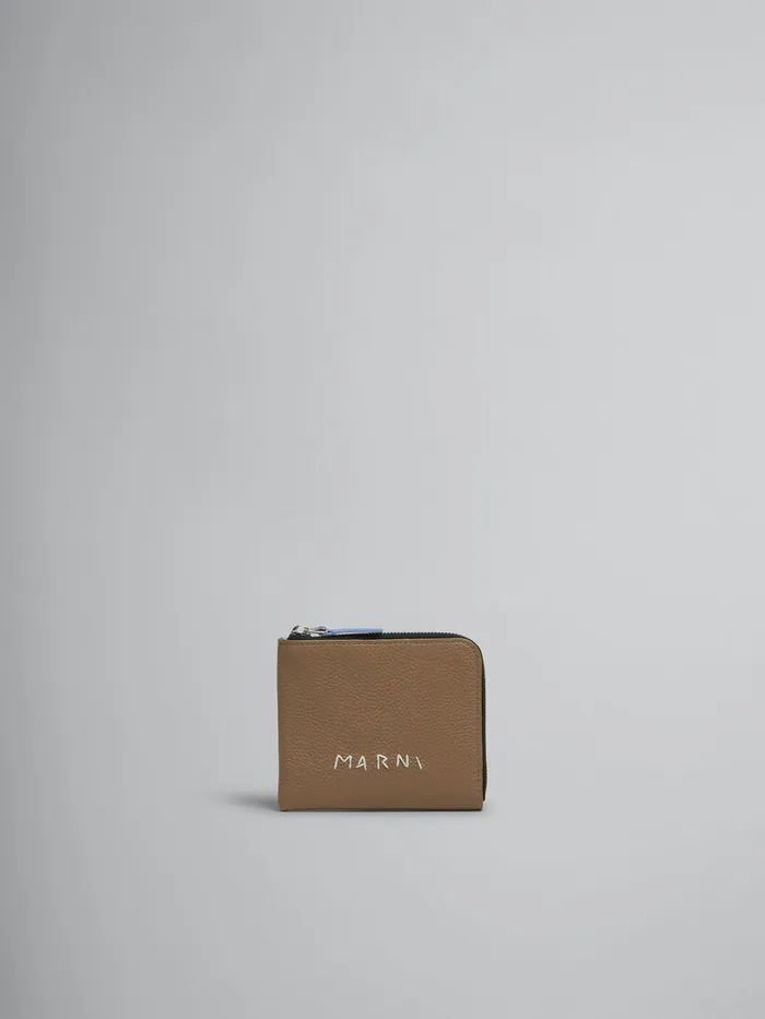 Brown Leather Ziparound Wallet With Marni Mending Men Marni Wallets and Small Leather Goods Brown Leather Ziparound Wallet With Marni Mending Men Marni Wallets and Small Leather Goods