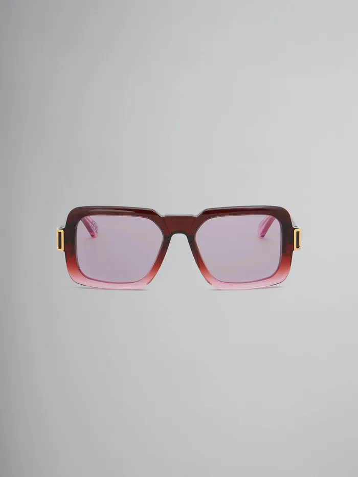 Burgundy Zamalek Sunglasses WomenMen Marni Sunglasses