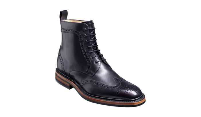 Calder 8211 Black Calf Mens Barker Shoes Brogues