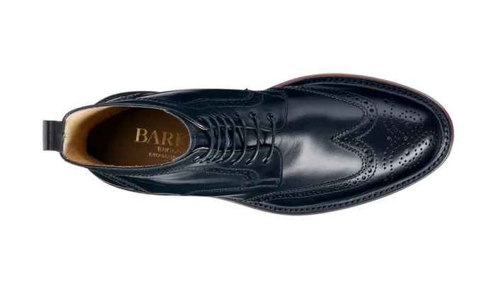 Calder 8211 Black Calf Mens Barker Shoes Brogues