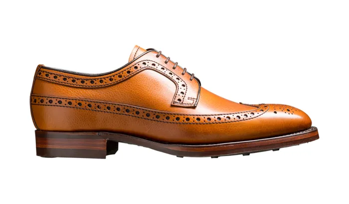 Calvay 8211 Cedar Grain Mens Barker Shoes Brogues