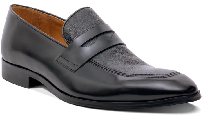 Camden 8211 Black HiShineGrain Mens Barker Shoes Loafers