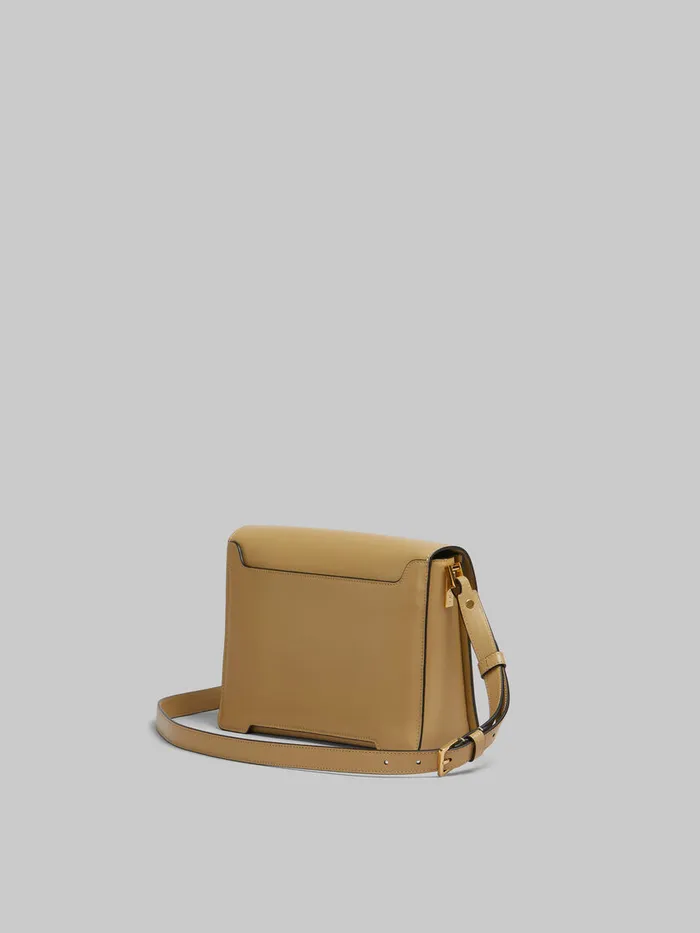 Camel Leather Trunkaroo Medium Shoulder Bag WomenMen Marni Trunkaroo Bag