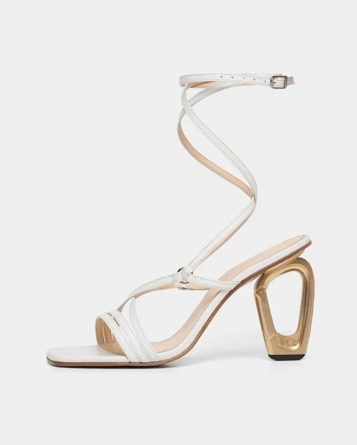 Carabiner Heel White Women Filling Pieces Loafers and Dress Shoes