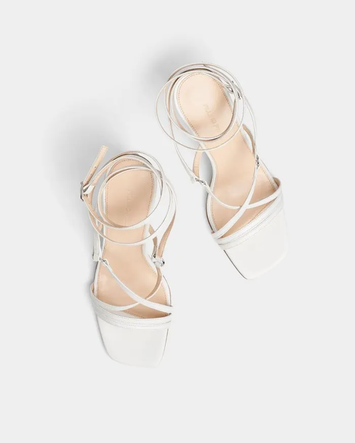 Carabiner Heel White Women Filling Pieces Loafers and Dress Shoes