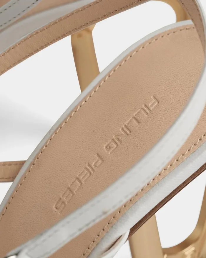 Carabiner Heel White Women Filling Pieces Loafers and Dress Shoes