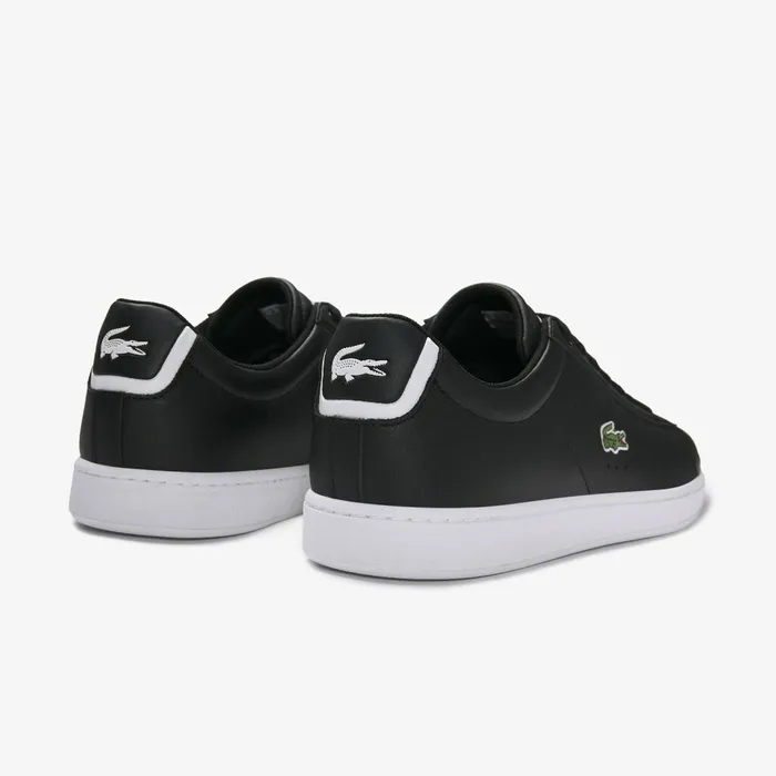 Carnaby Evo Leather Sneakers Blk Mens Lacoste Sneakers Outlet