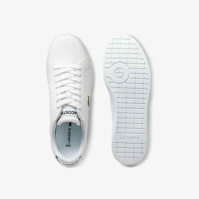 Carnaby Evo Meshlined Leather Sneakers White Womens Lacoste Sneakers For Sale Online