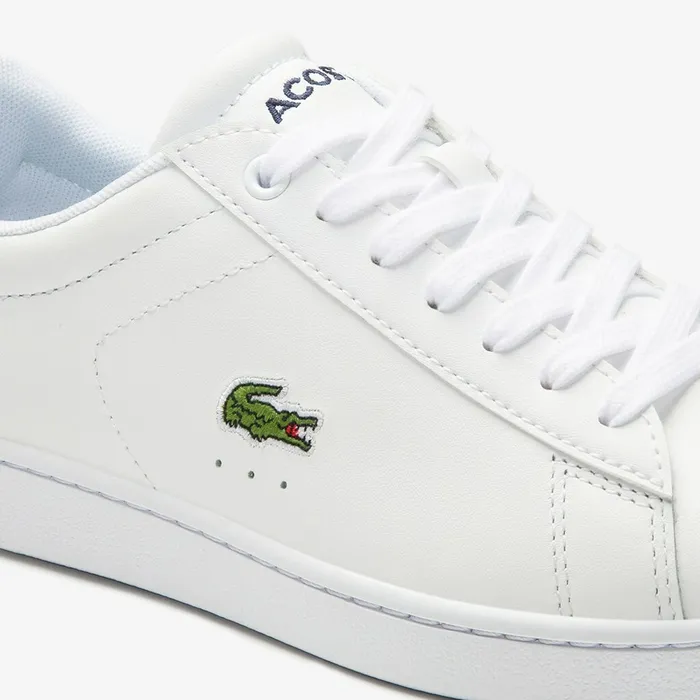 Carnaby Evo Meshlined Leather Sneakers White Womens Lacoste Sneakers For Sale Online