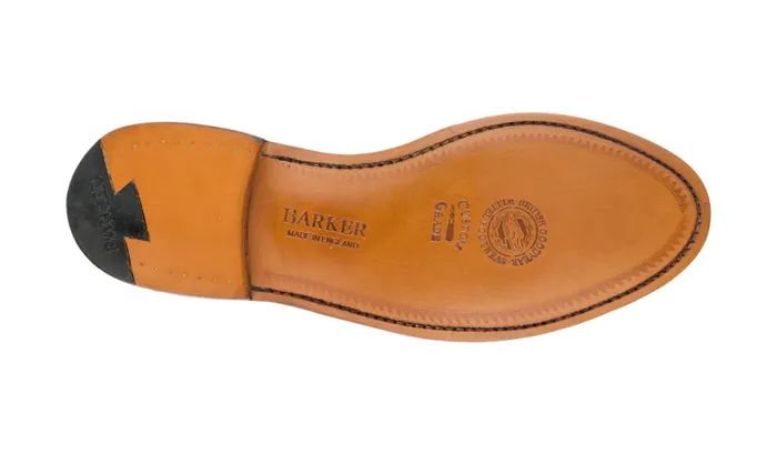 Caruso 8211 Black HiShine Mens Barker Shoes Loafers