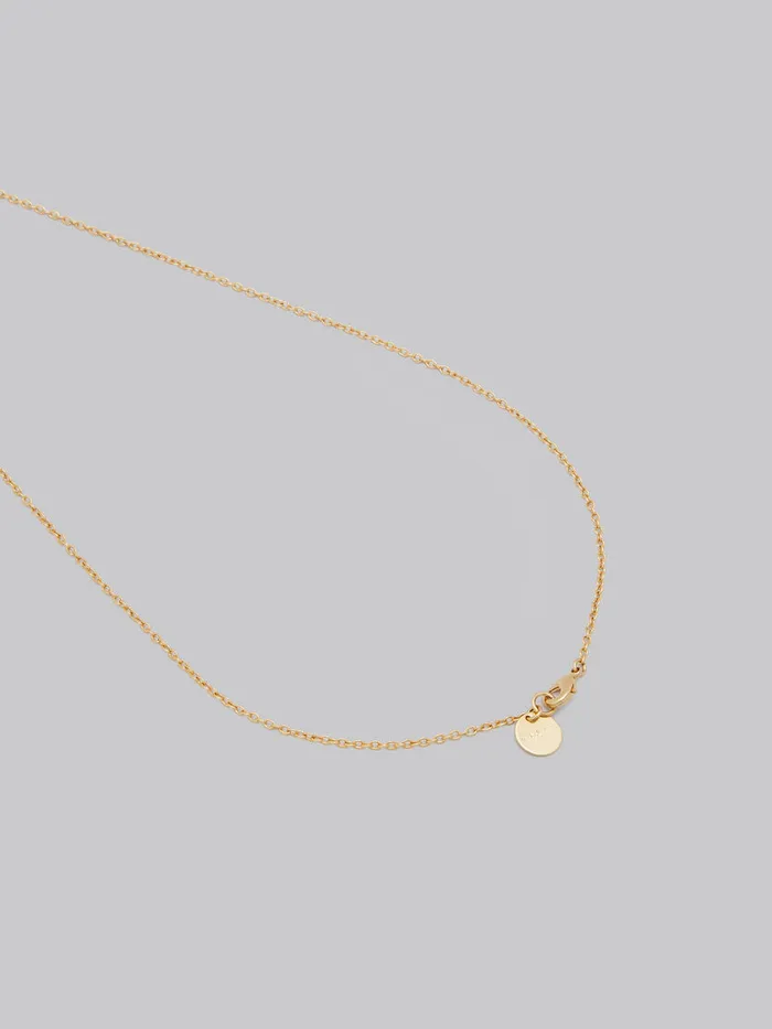Chain Necklace With Pearl And Ring Charms Women Marni Necklaces