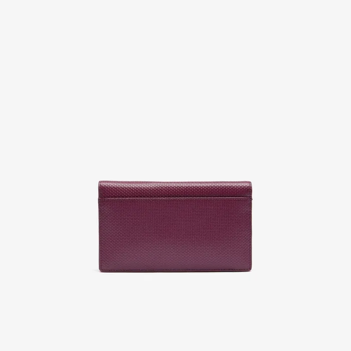 Chantaco Chain Clutch Grape Wine Womens Lacoste Small Leather Goods For Sale