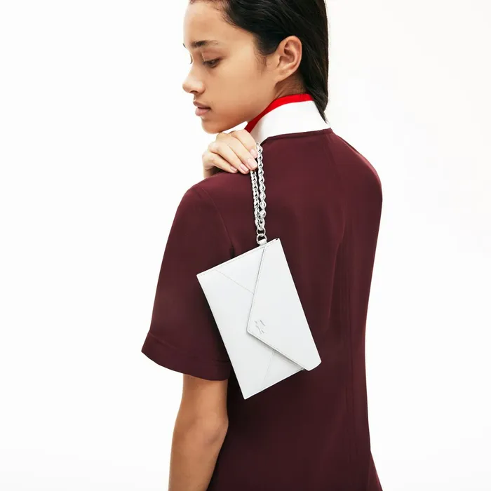 Chantaco Chain Leather Envelope Wallet Lunar Rock Womens Lacoste Small Leather Goods Cheap On Sale Chantaco Chain Leather Envelope Wallet Lunar Rock Womens Lacoste Small Leather Goods Cheap On Sale