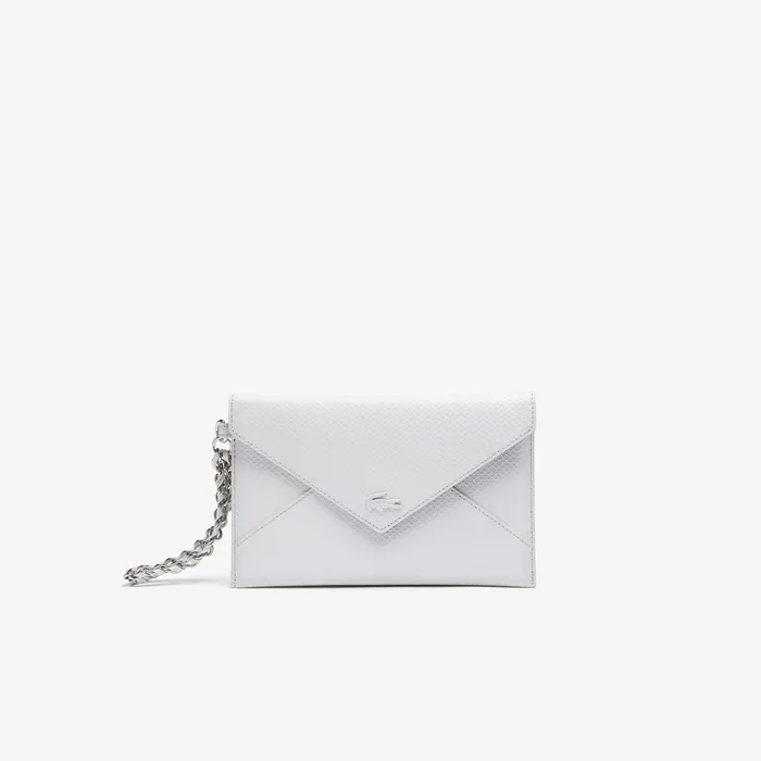 Chantaco Chain Leather Envelope Wallet Lunar Rock Womens Lacoste Small Leather Goods Cheap On Sale