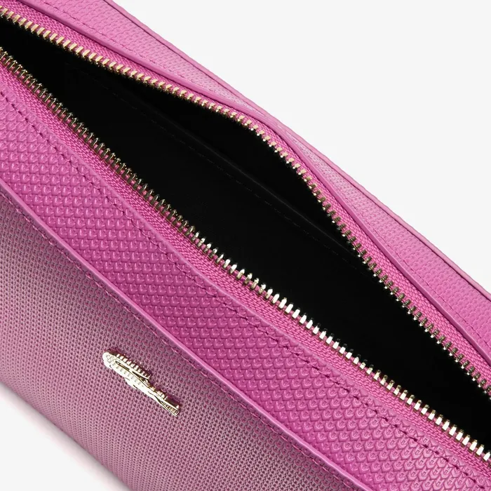 Chantaco Leather Square Shoulder Bag Meadow Mauve Womens Lacoste Bags Shop Online