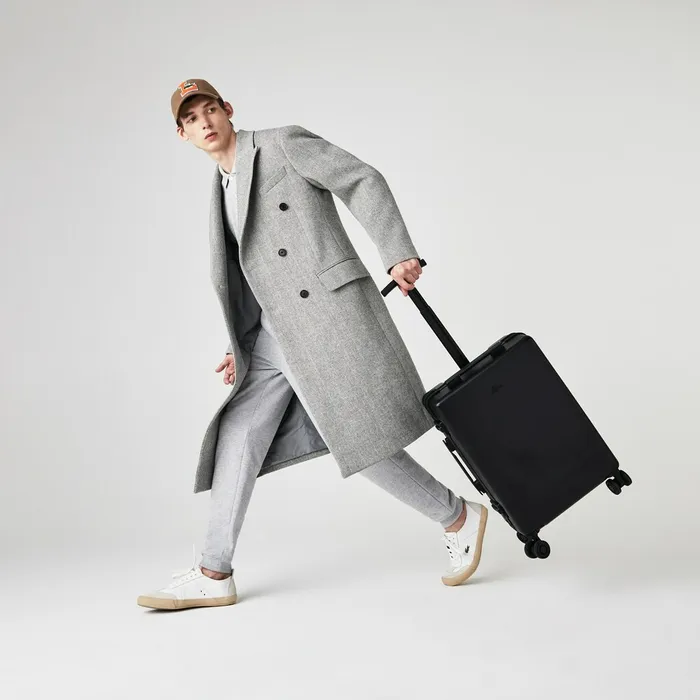 Chantaco Polycarbonate Cabin Suitcase Black Mens Lacoste Bags Online Store