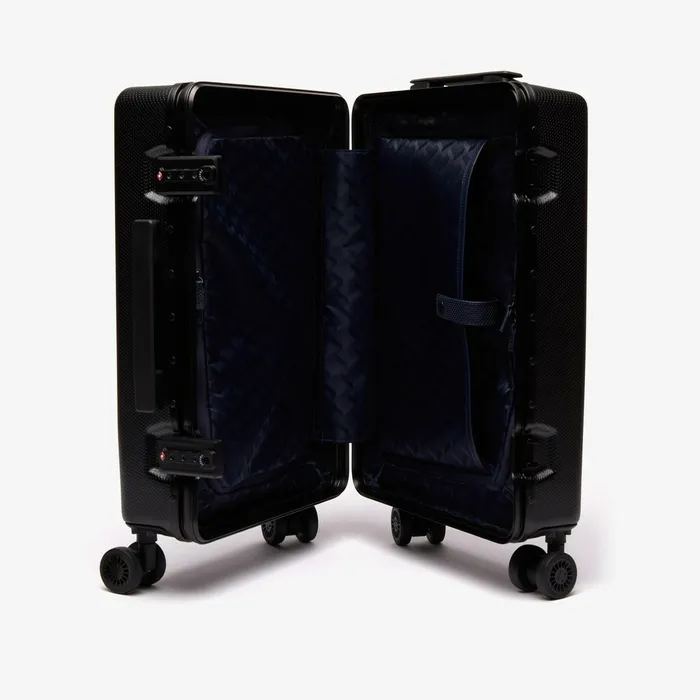 Chantaco Polycarbonate Cabin Suitcase Black Mens Lacoste Bags Online Store