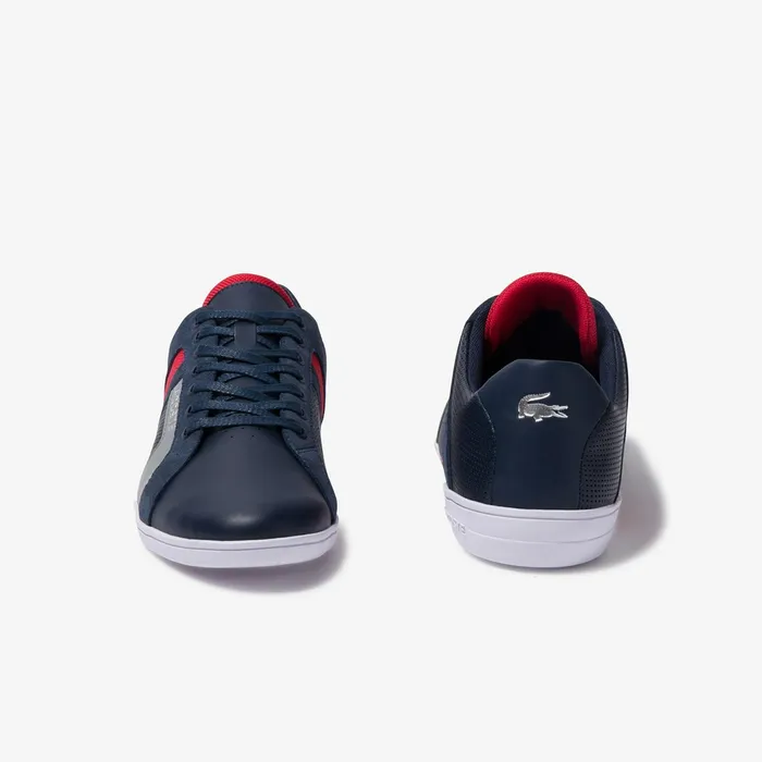 Chaymon Club Leather and Suede Sneakers NvyRed Mens Lacoste Sneakers Shop Online