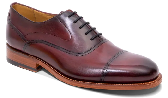 Cherwell 2 8211 Hand Brushed Burgundy Mens Barker Shoes Oxfords