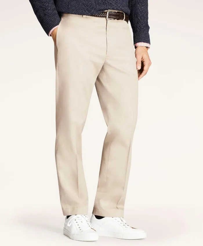 Chinos andamp Casual Pants Men Brooks Brothers Clark StraightFit Stretch Advantage Chino Pants Khaki Chinos andamp Casual Pants Men Brooks Brothers Clark StraightFit Stretch Advantage Chino Pants Khaki