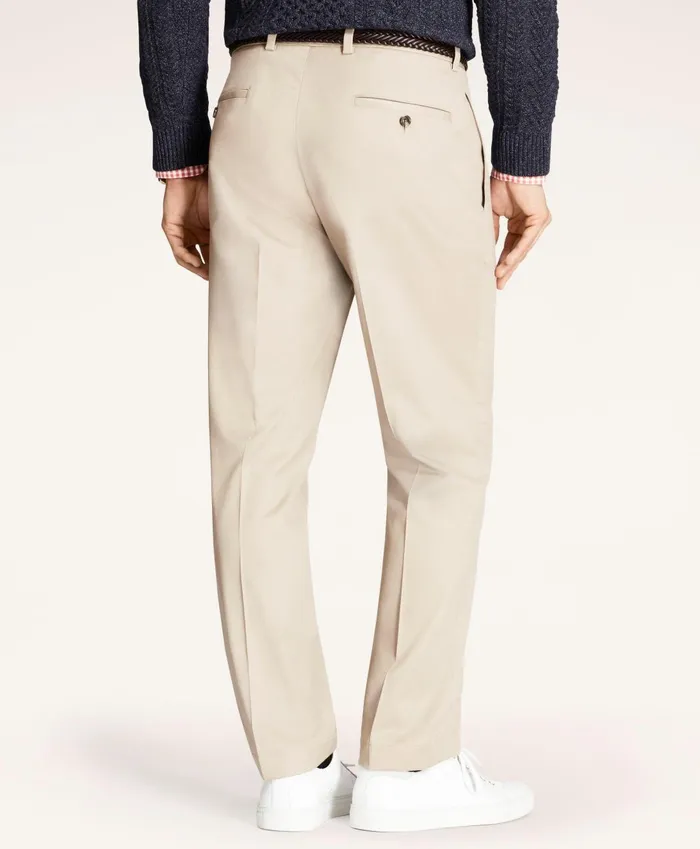 Chinos andamp Casual Pants Men Brooks Brothers Clark StraightFit Stretch Advantage Chino Pants Khaki