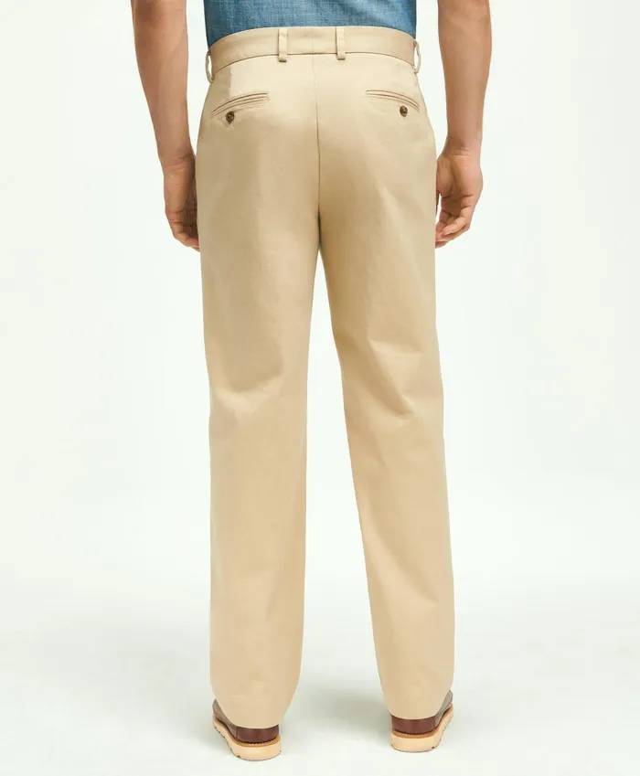 Chinos andamp Casual Pants Men Brooks Brothers Cotton Vintage Chino Pants Beige