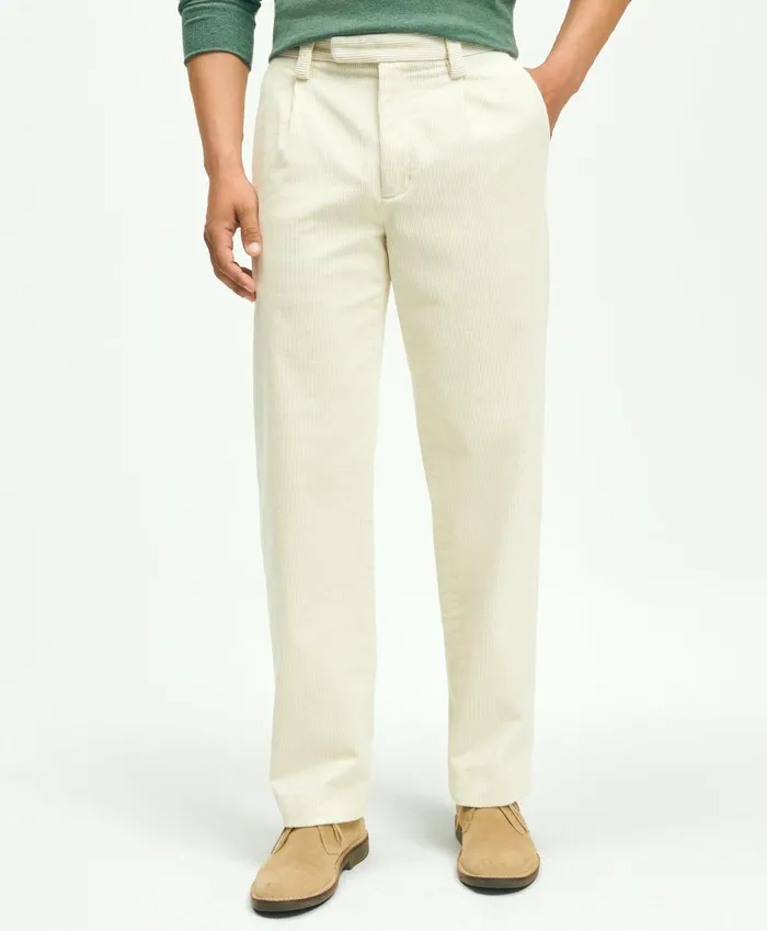Chinos andamp Casual Pants Men Brooks Brothers Elliot Fit Cotton WideWale Corduroy Pants Natural Chinos andamp Casual Pants Men Brooks Brothers Elliot Fit Cotton WideWale Corduroy Pants Natural